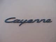 03 04 05 06 07 08 09 10 PORSCHE CAYENNE REAR GATE EMBLEM LOGO BADGE SIGN A47233