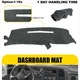 Dashboard Interior Dash Pad Cover Mat Gray For 1997-1998 Chevrolet Silverado