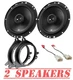 JBL Stage1 621 6.5in.  175W Front Door Speakers for 2003-2019 Toyota Corolla