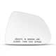 Passenger Side Heated Chrome Mirror Glass for 2017-2023 Tesla 3 Model 3