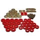 Energy 3-4120R Body Mount Bushing Set Red For Chevy Bel Air NEW