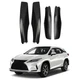 4pcs Roof Rack Rail End Covers Cap For Lexus RX 2003-2008 RX350 RX300 RX400h