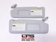 13-16 Audi A4 A5 S4 RS5 Sun Visor Set Left Right Moon Silver Lighted OEM