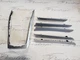 Audi A4 B8 09-13 Interior Trim Kit Silver Cube OEM 8K0863305 8K0867409 8K0867410