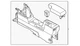 Genuine Nissan Console Assembly 96910-5R80B