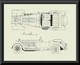 Karl Benz Autograph Reprint Diagram of Mercedes-Benz On Fine Linen Paper P088