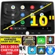 2011-2014 CHRYSLER 200 NAV BLUETOOTH APPLE CARPLAY ANDROID AUTO CAR RADIO STEREO
