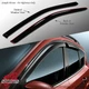 For 2013-2016 Scion FR-S Smoke Outside-Mount Window Visor Rain Guard 2pcs Set