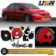 Ferrari Style Glow Gauge RED Overlay For 03-06 Mitsubishi Lancer EVO 8