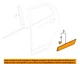 GM OEM 16-20 Envision Rear Door Exterior Trim-Lower Molding 23196405