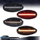 Fit For 2001-2013 Chevy Silverado GMC Sierra Smoke Fender Bed LED Marker Lights