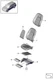 Genuine PORSCHE Backrest Cover Left Vented 9Y0881805GSOT5