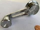 VINTAGE CHROME WINDOW CRANK 4301746 -Rusty-Oxidized-Pitted Chrome -GM 60's CHEVY