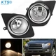 Bumper Chrome Fog Lights Fit For 2009-2012 Toyota Rav4 W/bulb+Harness+Switch
