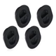 4x Car Floor Pan Drain Plug Black for 2018 Jeep Wrangler JK 68194821AA