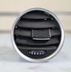 🔥2005-2009 AUDI A4 FRONT LEFT SIDE CONVERTIBLE DASH AIR VENT OEM SILVER/BLACK