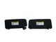 2019 - 2023 GENESIS G70 RH LH FRONT LEFT & RIGHT SUN VISOR SHADE SET BLACK CLOTH