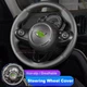Custom Microfiber Leather Car Steering Wheel Cover For Mini CLUBMAN COUNTRYMA
