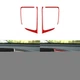Red Carbon Fiber Central Air Vent Outlet Frame Trim For Honda Ridgeline Pilot
