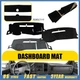 Fit 2007-2013 Chevy Silverado 1500 GMC Sierra 1500 Black Gray Dashboard Mat Pad