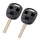 2Pcs For Lexus ES300 GX470 RX350 RX300 Remote Short Blade Key Shell Fob