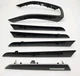 2009-2016 AUDI A4 S4 DOOR TRIM DASH CENTER CONSOLE TRIM SET CARBON FIBER OEM