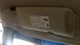 2006 Chevrolet Silverado 1500 Driver Sun Visor Grey Cloth Used OEM 268-02076L