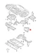 Genuine VW Passat 4Motion Variant Santana A33 A42 Underbody Trim 561825522A