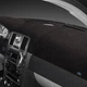 For Chevy P20 Van 71-73 Dash Designs DD-0272-5VBK Plush Velour Black Dash Cover