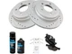 For 2009-2013 BMW 328i xDrive Brake Pad and Rotor Kit Rear 76576GZMB 2010 2011