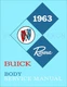 1963 Buick Riviera Body Shop Manual 63 Repair Service Doors Locks Windows Seats