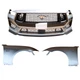 front bumper cover grille fender set Iconic Silver for 2024- 26 Ford Mustang GT