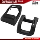 Black Driver+Passager Seat Belt Anchor Cover for VW Atlas 3CN-885-249-B-82V