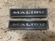 7793368 Very Nice GM "MALIBU" Door Panel Emblems 1970 Chevelle SS 454 and Malibu