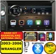 2003-2006 JEEP WRANGLER BLUETOOTH CD/DVD USB AUX SD CAR RADIO STEREO PACKAGE