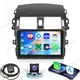 For TOYOTA COROLLA 2009-2013 Android 12 Car 2+32GB GPS Radio Stereo Carplay +Cam