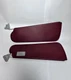 81-93 Dodge D150 D250 D350 Ramcharger OEM Sun Visors Pair Used BURGUNDY MAROON