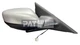 GENUINE MAZDA RX8 04-11 MIRROR ASSY W/O HEATED SILVER[22V] RH, FE01-69-120G-67