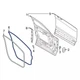 Genuine Ford Weather-Strip On Body LB5Z-78253A10-A