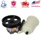 Power Steering Pump w/ Pulley & Reservoir for 2009-2010 Dodge Ram 1500 V6 V8