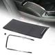 Black Center Console Roller Blind Cover+Plating Trim For Buick LaCrosse 2010-13