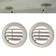 Pair For 2011-14 Ford Expedition Roof Ceiling AC Air Vent Louver YC3Z-19893-AA