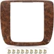 Dash Radio Bezel Trim Wood Grain for 2007-2014 Chevy Silverado 1500 Tahoe GMC