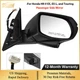 Passenger Side Door Mirror For 2016 17 2018 Honda HR-V EX EX-L Touring W/Camera