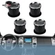 4Pcs Dashboard AC Heater Air Vent HVAC Vent Duct For FORD F150 2004-2008
