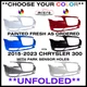 NEW FRONT BUMPER FOR 2015-2021 CHRYSLER 300 PAINTED CHOOSE YOUR COLOR CH1000A22