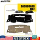 Dashboard Cover Black Gray Fit 2007-2013 GMC Sierra 1500 2500HD 3500HD Models