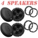 JBL Stage265 6.5" 480 Watt Speakers Front & Rear for 1999-2015 Volkswagen Jetta