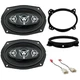EF694 800 Watt Peak  4-Way 6x9" Front Door Speakers for 2003-UP  Toyota vehicles