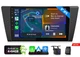 CAM+OBD+Wireless CarPlay Car Radio Head Unit 9" Android Auto 14 4+64 for BMW E90